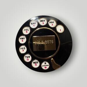 Vintage 1950's Salvador Dali Elsa Schiaparelli Telephone Dial Powder Compact Rar